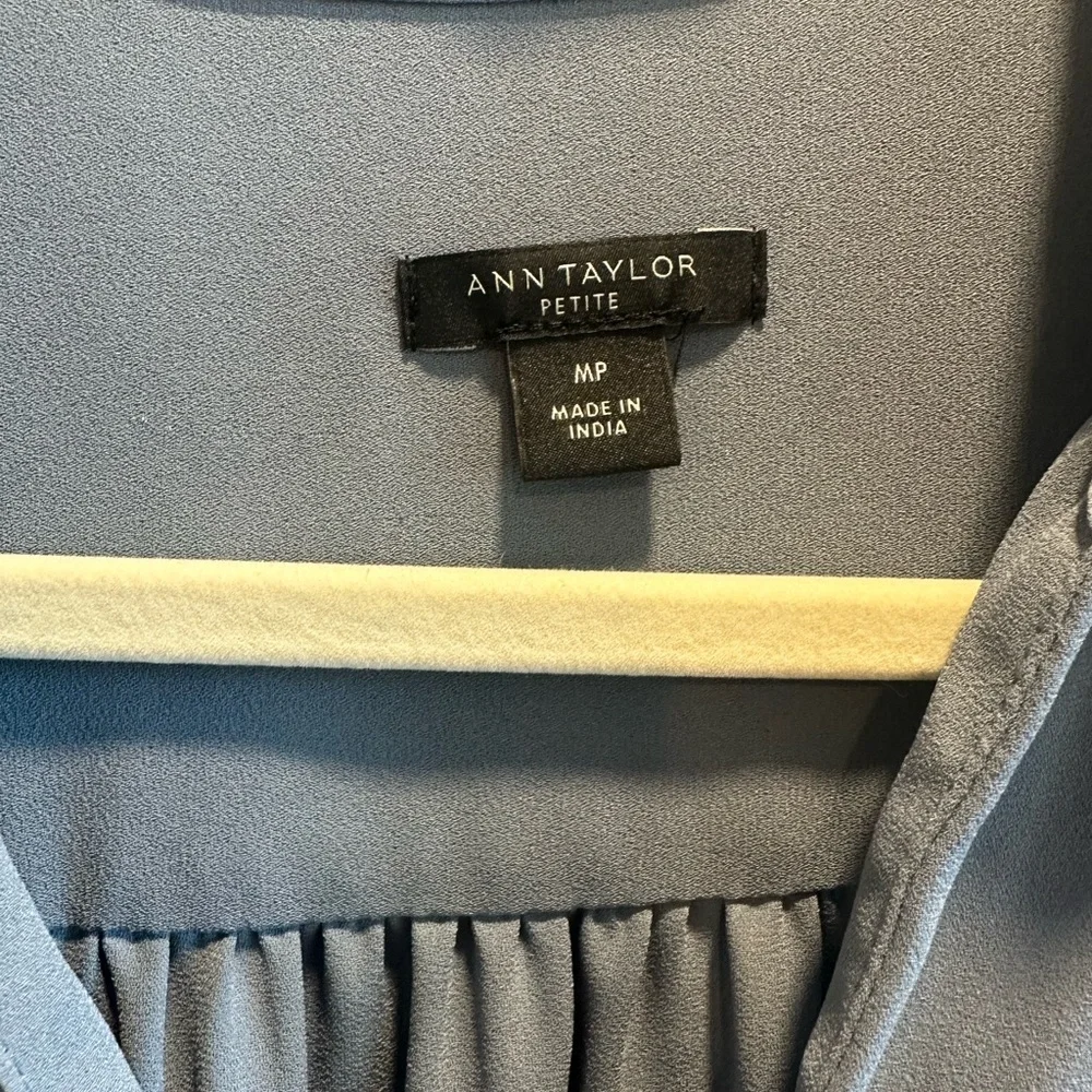Ann Taylor Slate Blue Blouse - Picture 4 of 4